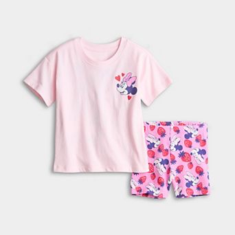 Baby & Toddler Disney's / Jumping Beans® Oversized Tee & Bike Short Set