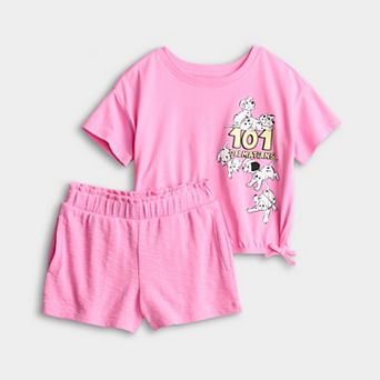 Baby & Toddler Girl Jumping Beans® Disney Short Sleeve Tee & Shorts Set