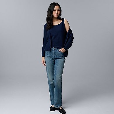 Women's Simply Vera Vera Wang Luxe Cashmere Blend Sweater Tank