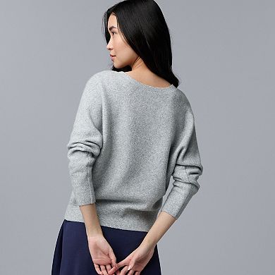 Women's Simply Vera Vera Wang Luxe Cashmere Blend Cardigan