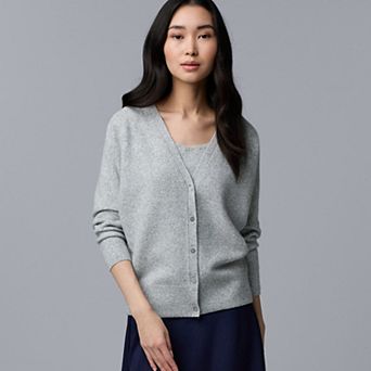 Women's Simply Vera Vera Wang Luxe Cashmere Blend Cardigan