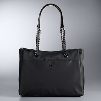 Simply Vera Vera Wang Maxima Nylon Chain Tote Bag