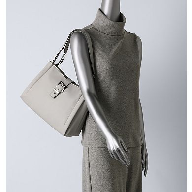 Simply Vera Vera Wang Pilli Soft Chain Shopper Bag