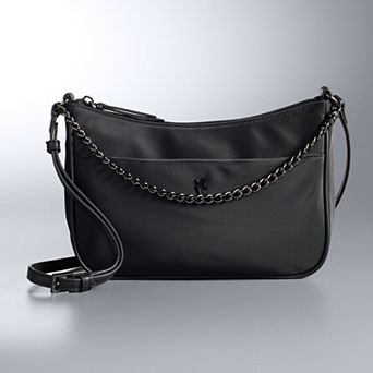 Simply Vera Vera Wang Via Nylon Chain Crossbody Bag