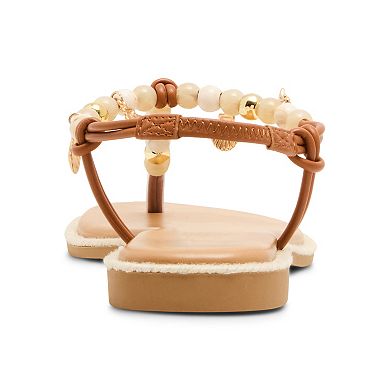 madden girl Sunset Women's Beaded Thong Sandals