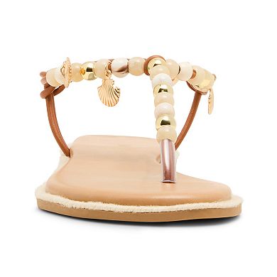 madden girl Sunset Women's Beaded Thong Sandals