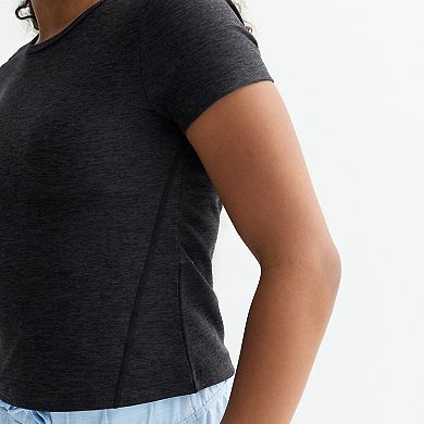 Girls 7-16 FLX Brushed Performance Fitted Tee