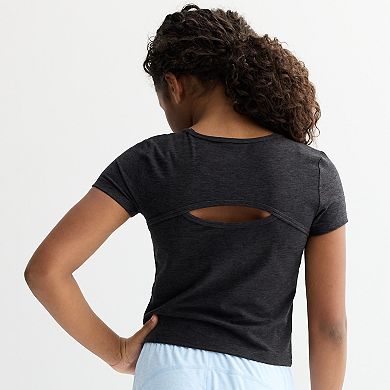 Girls 7-16 FLX Brushed Performance Fitted Tee