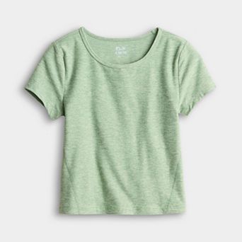Girls 7-16 FLX Brushed Performance Fitted Tee
