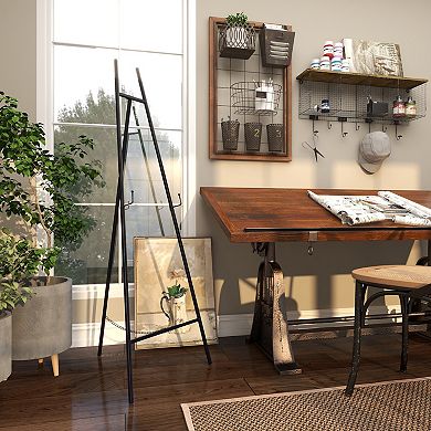 Stella & Eve Metal Tall Adjustable 3-Tier Display Easel Floor Decor
