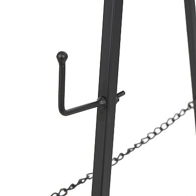 Stella & Eve Metal Tall Adjustable 3-Tier Display Easel Floor Decor