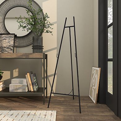 Stella & Eve Metal Tall Adjustable 3-Tier Display Easel Floor Decor