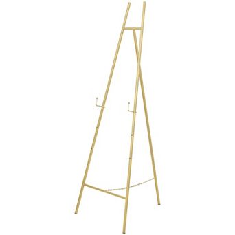Stella & Eve Metal Tall Adjustable 3 tier Display Easel Floor Decor