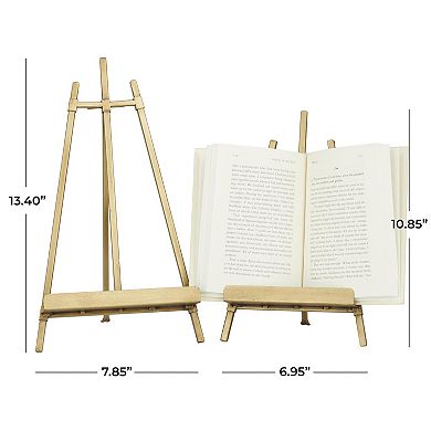 Stella & Eve Metal Display Easel with Foldable Stand Table Decor 2-pc. Set