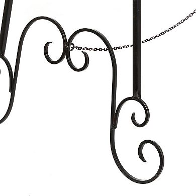 Stella & Eve Metal Adjustable 3-Tier Display Easel with Chain Support