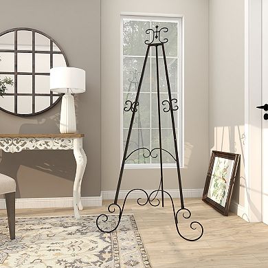 Stella & Eve Metal Adjustable 3-Tier Display Easel with Chain Support
