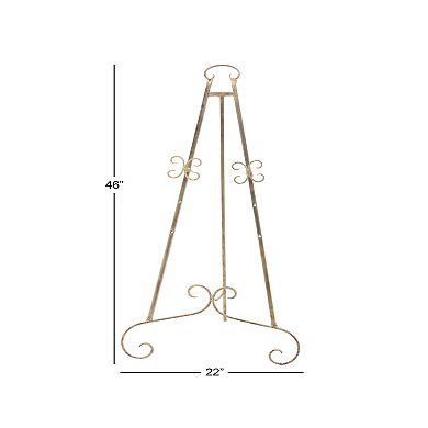 Stella & Eve Metal Large Adjustable 3-Tier Display Easel Table Decor