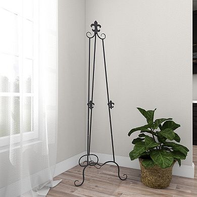 Stella & Eve Metal Extra Large Adjustable 3-Tier Display Easel Floor Decor