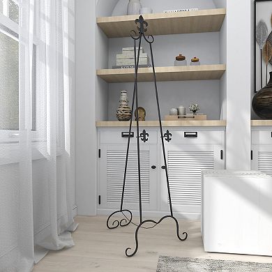 Stella & Eve Metal Extra Large Adjustable 3-Tier Display Easel Floor Decor