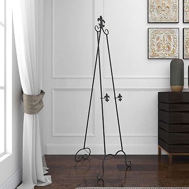 Stella & Eve Metal Extra Large Adjustable 3-Tier Display Easel Floor Decor