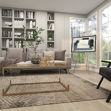 Stella & Eve Metal Adjustable 3-Tier Display Easel with Bow Top