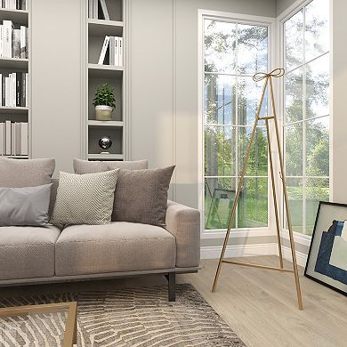 Stella & Eve Metal Adjustable 3-Tier Display Easel with Bow Top