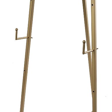 Stella & Eve Metal Adjustable 3-Tier Display Easel with Circular Ring Top