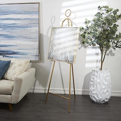 Stella & Eve Metal Adjustable 3-Tier Display Easel with Circular Ring Top