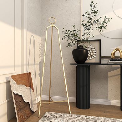 Stella & Eve Metal Adjustable 3-Tier Display Easel with Circular Ring Top