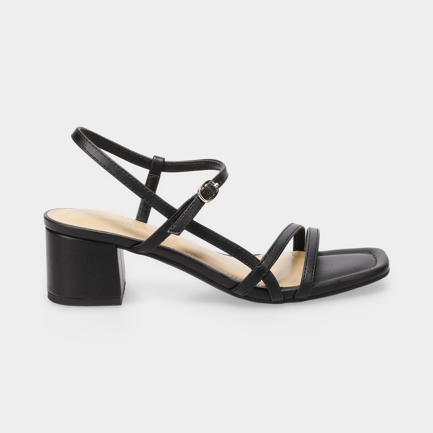 Женские туфли LC Lauren Conrad Emerald Asymmetrical Strap Low Heel, цвет: Чёрный — фото 2