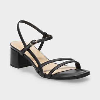 LC Lauren Conrad Emerald Women's Asymmetrical Strap Low Heel