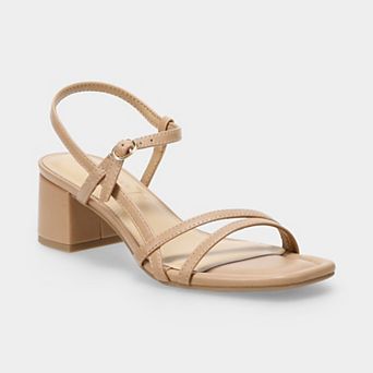 LC Lauren Conrad Emerald Women's Asymmetrical Strap Low Heel