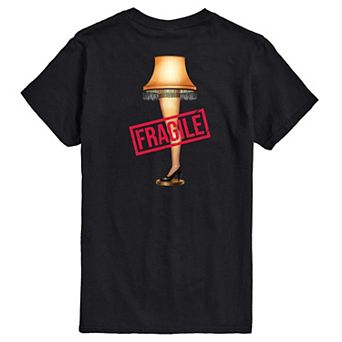 Big & Tall A Christmas Story Fragile Leg Lamp Graphic Tee