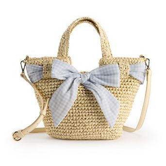 LC Lauren Conrad Elisa Bow Top Handle Bag