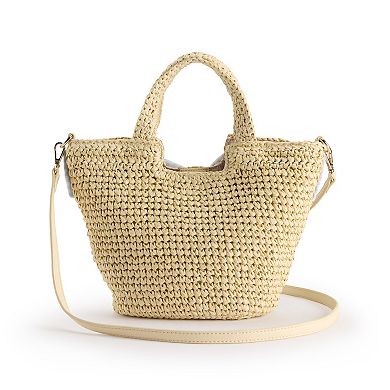 LC Lauren Conrad Elisa Bow Top Handle Bag