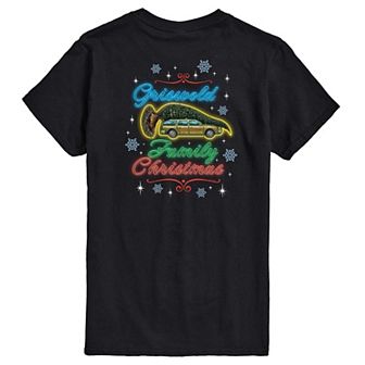 Big & Tall National Lampoon's Christmas Vacation Griswold Family Christmas Graphic Tee