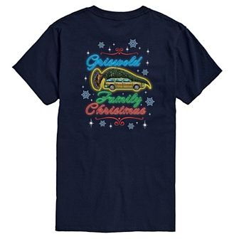Big & Tall National Lampoon's Christmas Vacation Griswold Family Christmas Graphic Tee