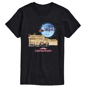 Big & Tall National Lampoon's Christmas Vacation Griswold's House Graphic Tee