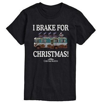 Big & Tall National Lampoon's Christmas Vacation I Brake For Christmas Graphic Tee