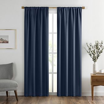 Elrene Home Fashions SunVeil Vanderbilt Extra Wide Blackout Window Curtain