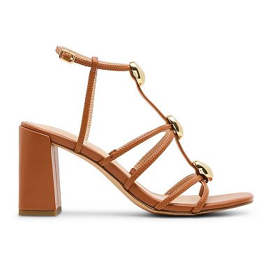 madden girl Laylaa Women's Strappy Block Heel Sandals