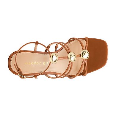 madden girl Laylaa Women's Strappy Block Heel Sandals