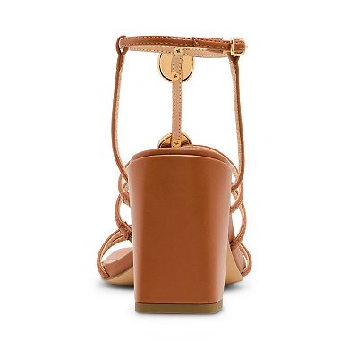 madden girl Laylaa Women's Strappy Block Heel Sandals