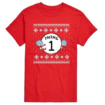 Big & Tall Dr. Seuss The Cat In The Hat Thing One Graphic Tee