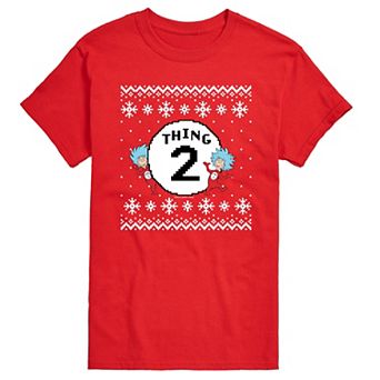 Big & Tall Dr. Seuss The Cat In The Hat Thing Two Graphic Tee