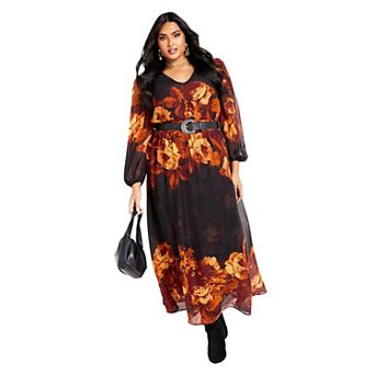 Avenue Women's Plus Size Neve Maxi Dress