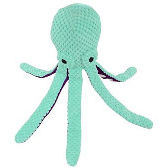 Large Octopus Squeaky Plush Dog Toy - Durable Knotted Design, Ideal for Tug and Fetch Play