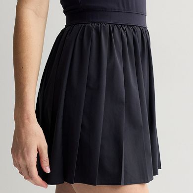 Women's FLX Mixed Media Pleated Dress