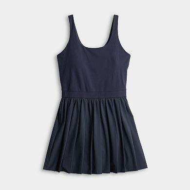 Women's FLX Mixed Media Pleated Dress