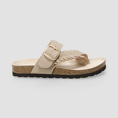 Sonoma Goods For Life® Little Kid Girls Tanzzia Braided Buckle Strap Sandals